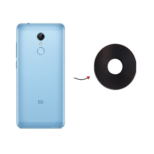 Glass Camera Lens Xiaomi Redmi 5, Redmi 5 plus, Black