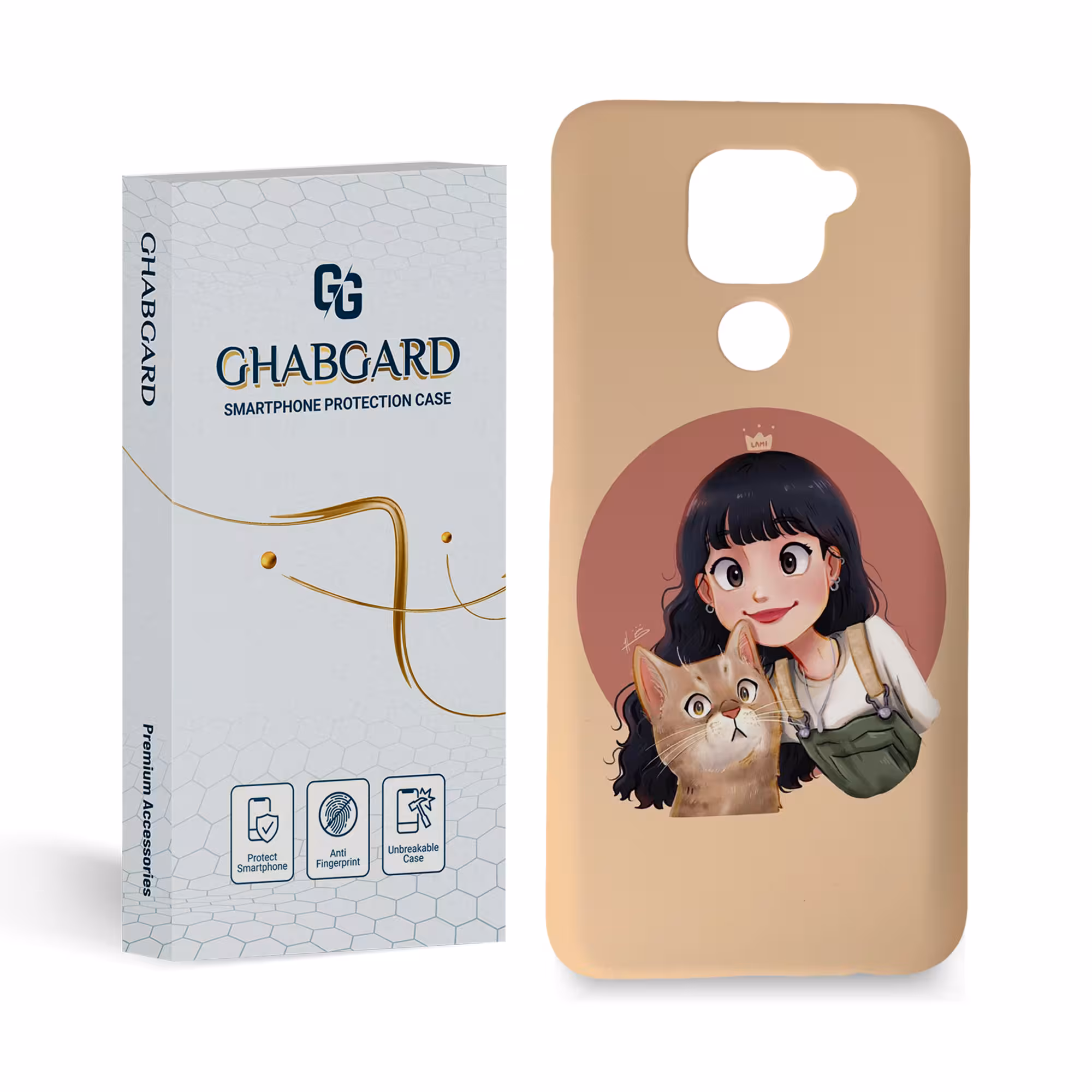 کاور قاب گارد مدل دخترانه مناسب برای گوشی موبایل شیائومی mi note 9