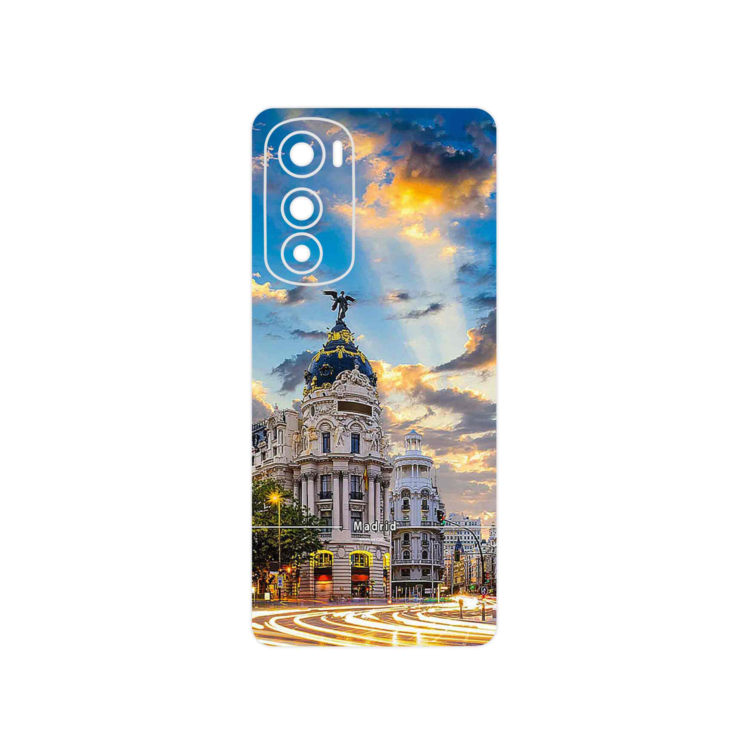 برچسب پوششی ماهوت مدل City of Madrid مناسب برای گوشی موبایل موتورولا Edge 30