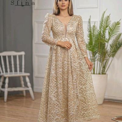 پیراهن شب زنانه گیپور مجلسی مزون دوزسایزبزرگ از 34تا60