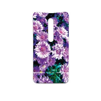 برچسب پوششی ماهوت مدل Purple-Flower مناسب برای گوشی موبایل موتورولا Moto X Style