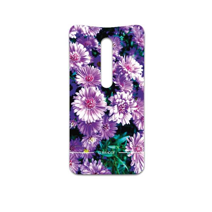 برچسب پوششی ماهوت مدل Purple-Flower مناسب برای گوشی موبایل موتورولا Moto X Style