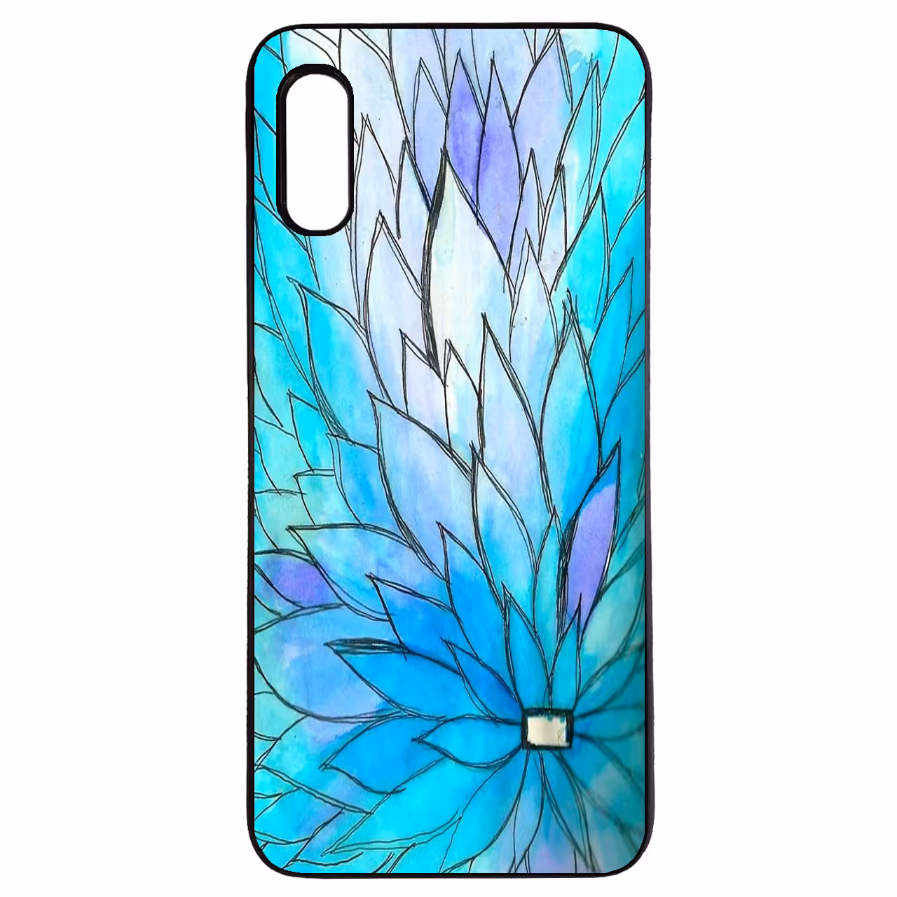 کاور طرح گل کد 1105410943141 مناسب برای گوشی موبایل سامسونگ galaxy a50