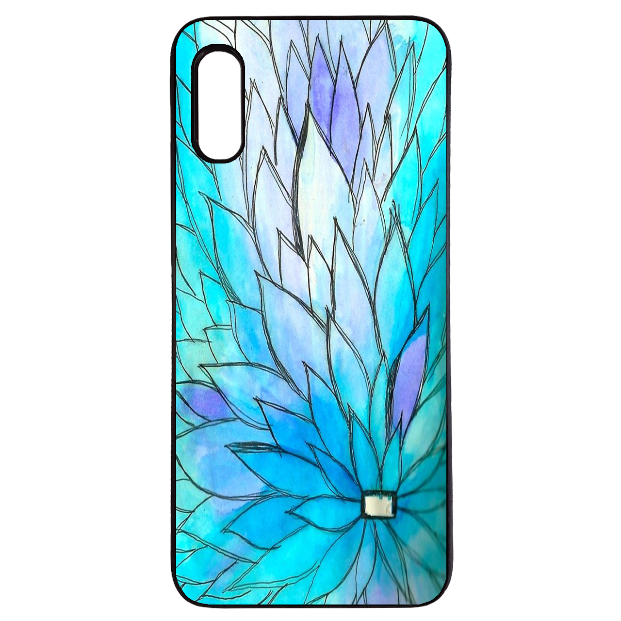 کاور طرح گل کد 1105410943141 مناسب برای گوشی موبایل سامسونگ galaxy a50