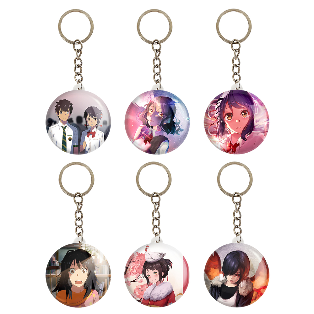 جاکلیدی خندالو مدل انیمه یورنیم کد 856B مجموعه 6 عددی