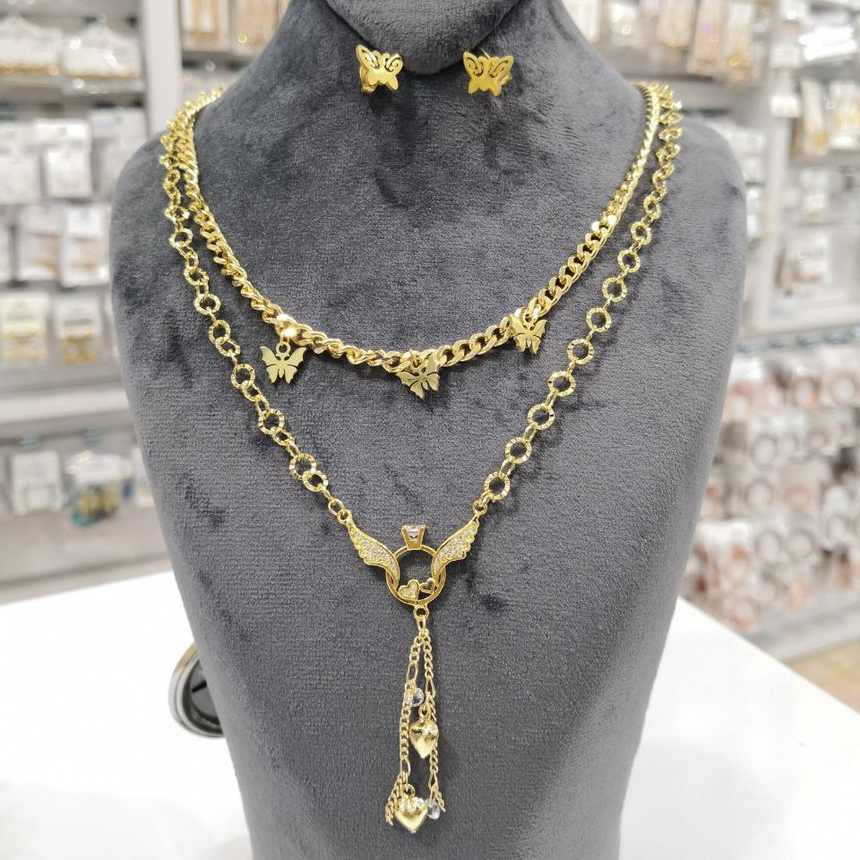 نیم ست استیل ضد حساسیتQR166x