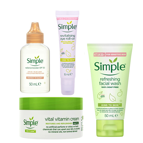 پک روتین اقتصادی سیمپل مناسب انواع پوست کد A001