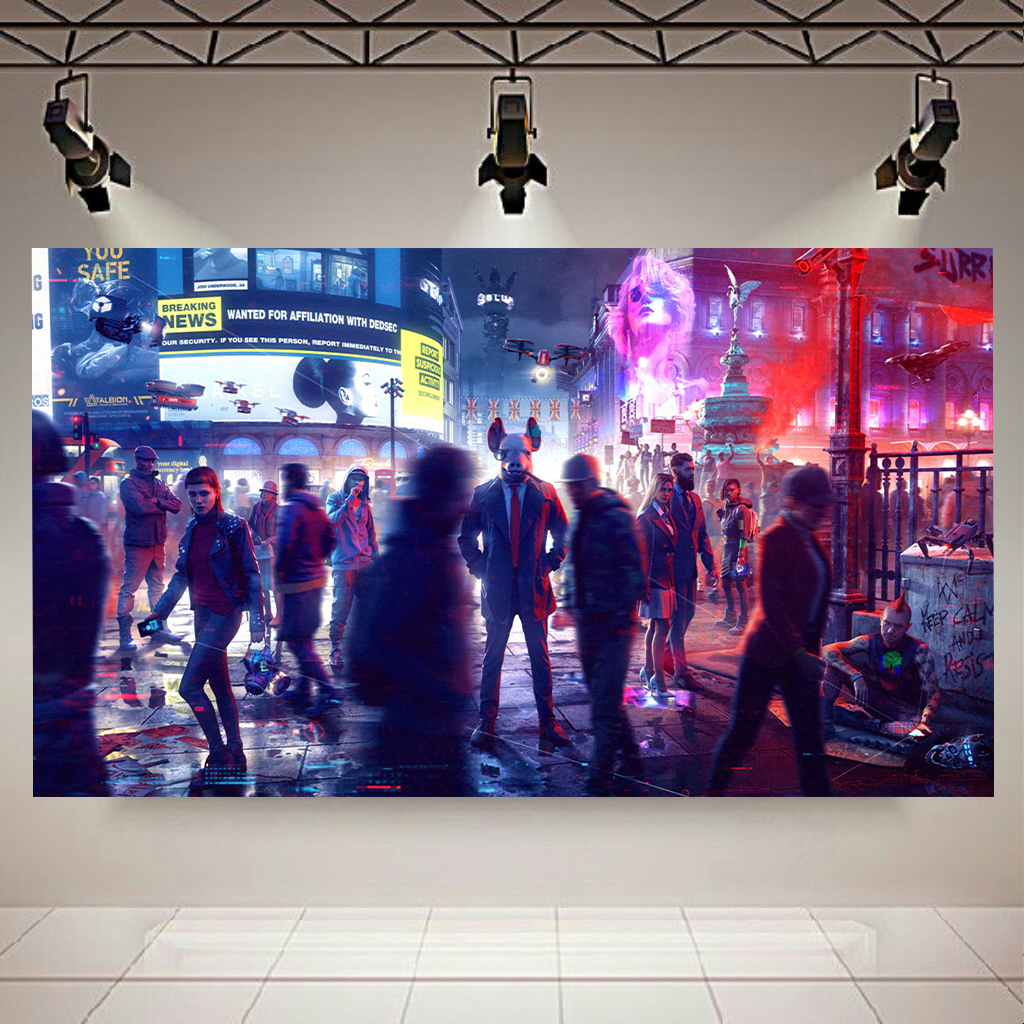 تابلو بوم طرح Game مدل Watch dogs Legion کد AR6340