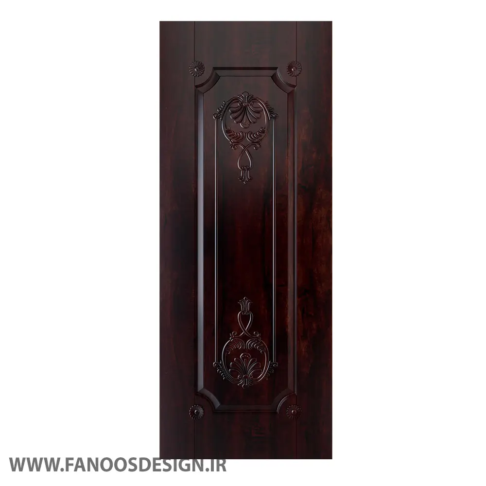 درب ملامینه مدل نگین عنابی درب اتاق خواب ارزان