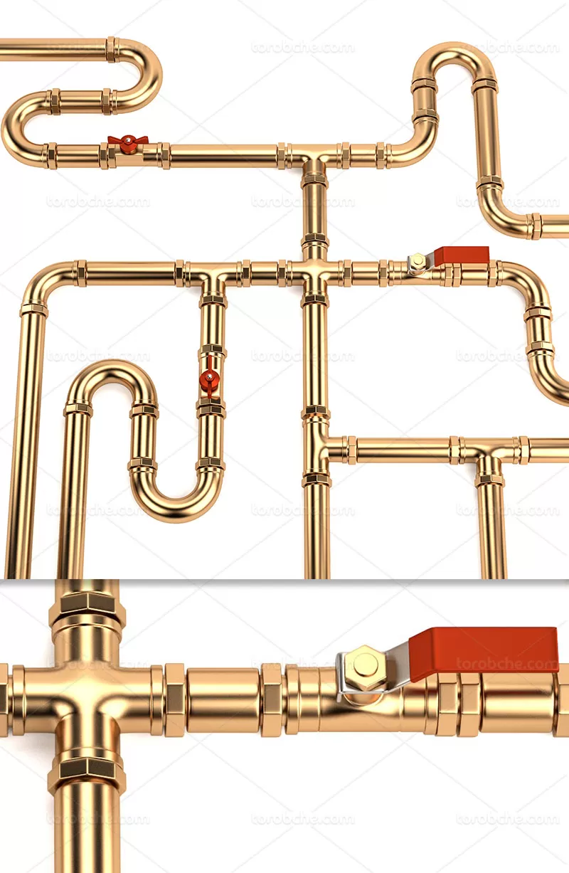 عکس لوله و شیرآلات | گرافیک با طعم تربچه