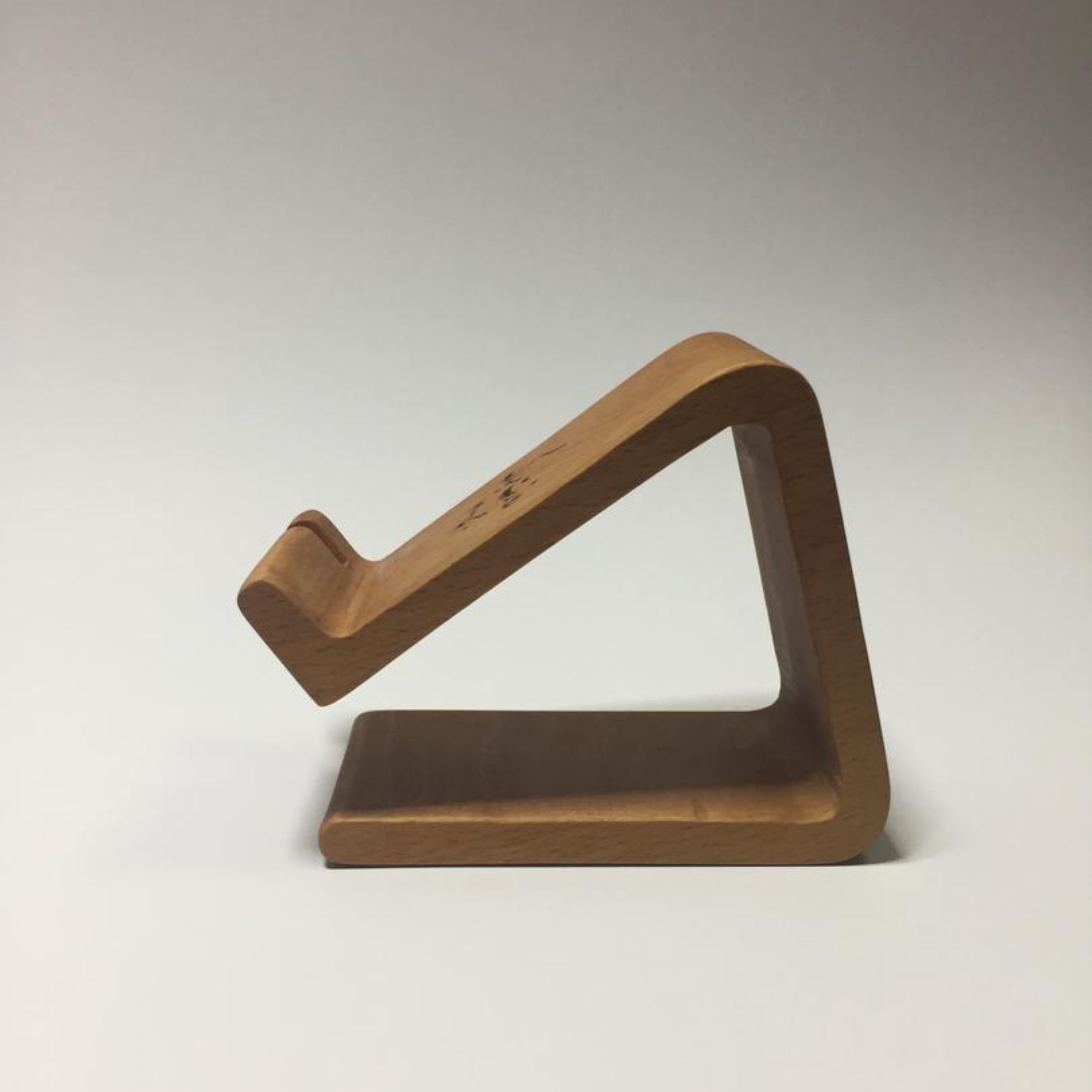 استند موبایل همراه جاموبایل چوبی سایز  10در12.5 در 6 سانت