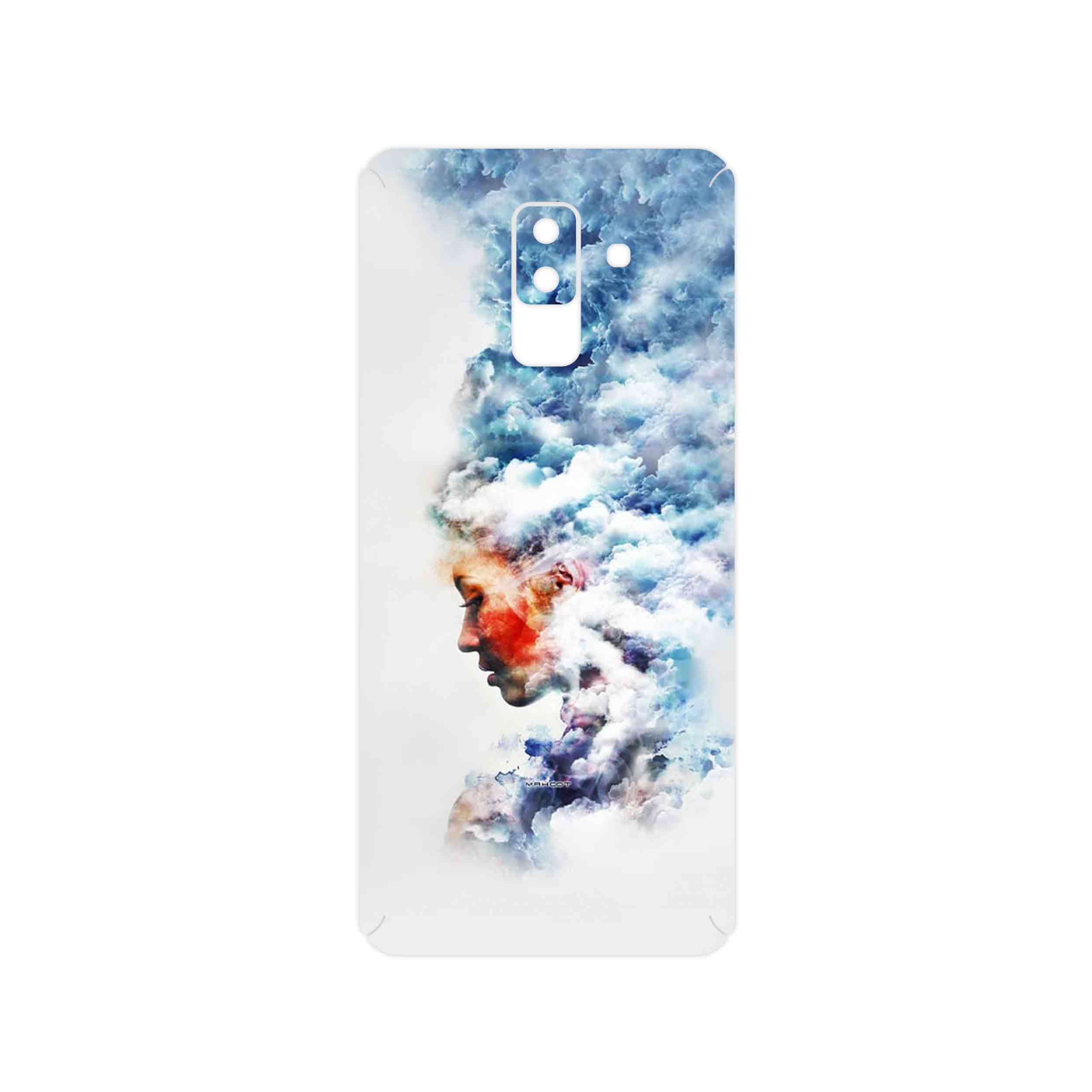 برچسب پوششی ماهوت مدل Women and the Cloud Digital Art مناسب برای گوشی موبایل سامسونگ Galaxy A6 Plus 2018