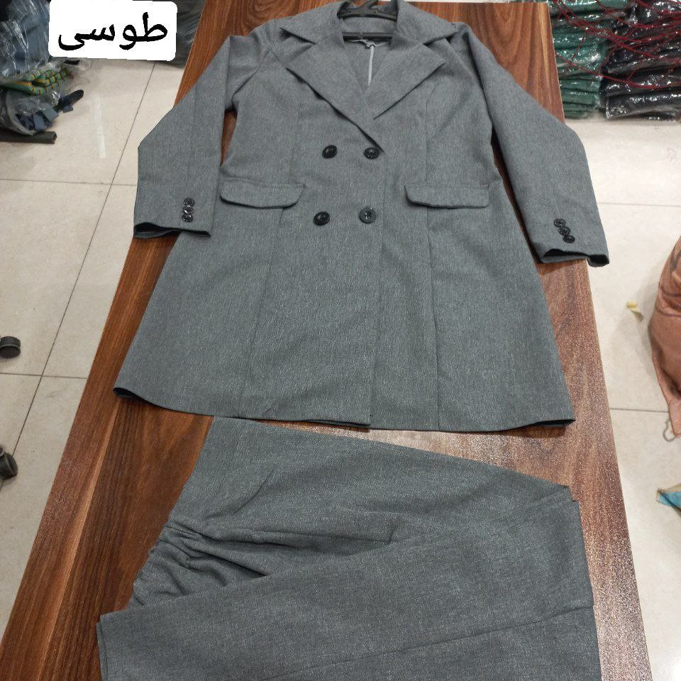 مانتوشلوار اداری یقه انگلیسی