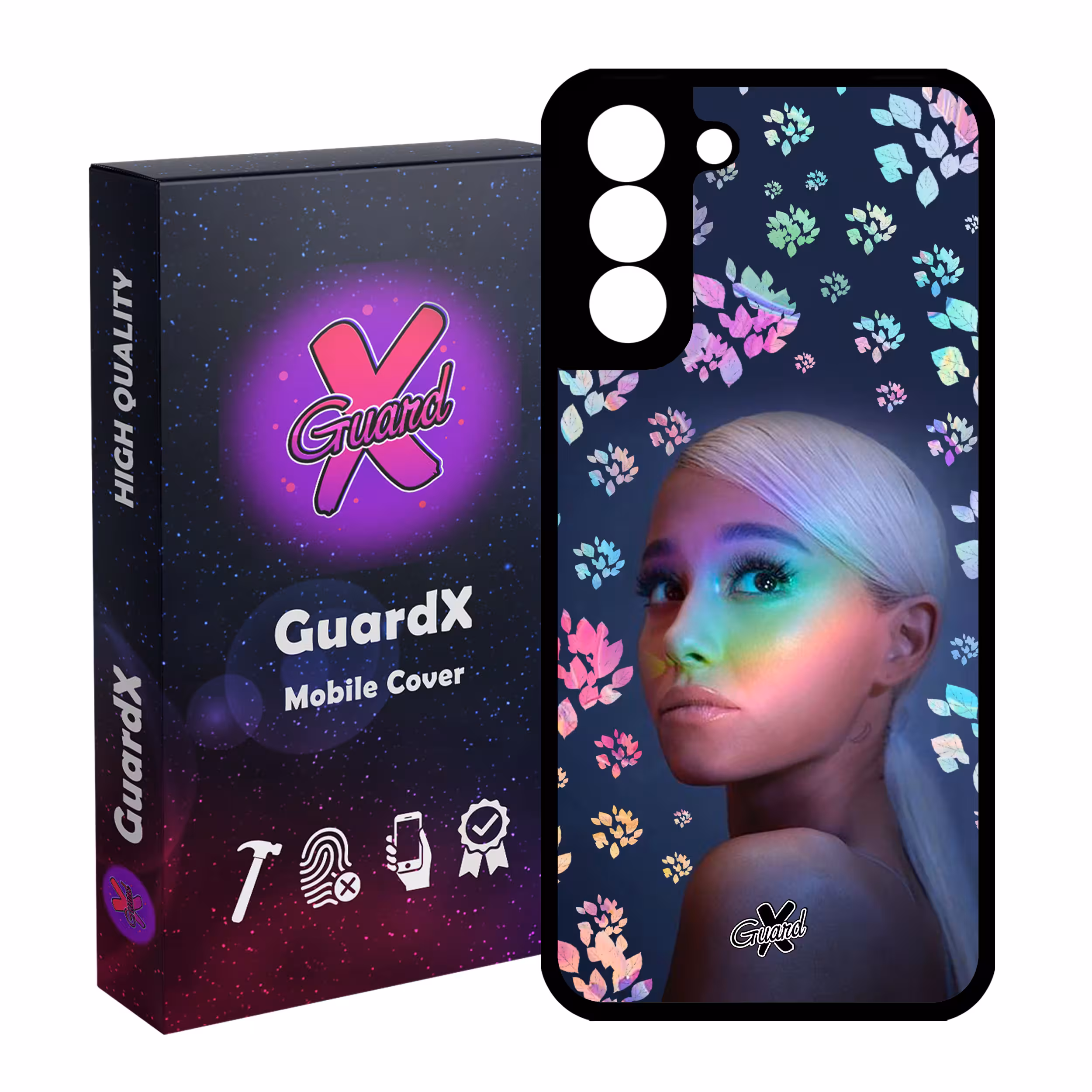 کاور گارد ایکس طرح Ariana مدل Glass10143 مناسب برای گوشی موبایل سامسونگ Galaxy S21 FE