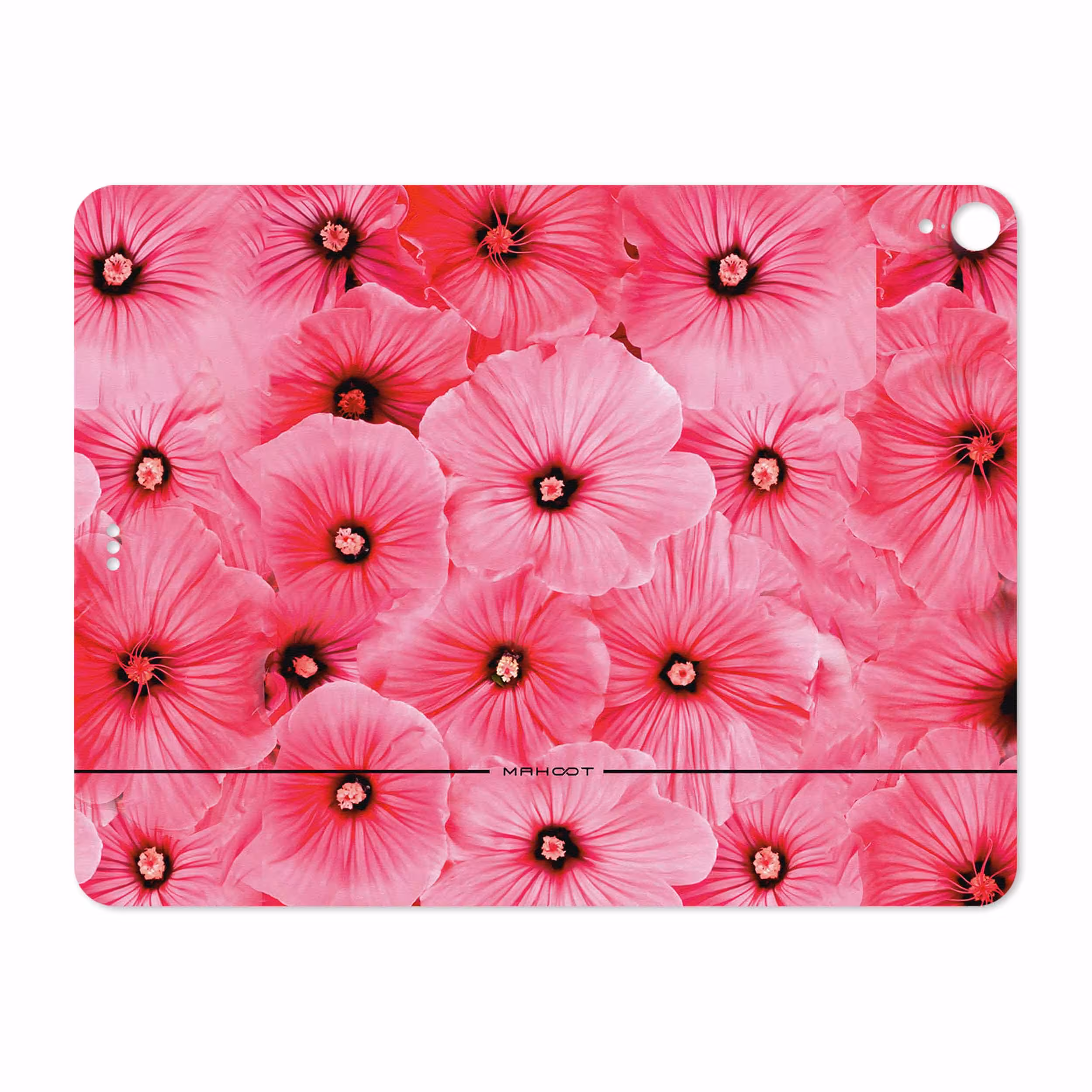 برچسب پوششی ماهوت مدل Pink-Flower مناسب برای تبلت اپل iPad Pro 12.9 (GEN 3) 2018 A1895