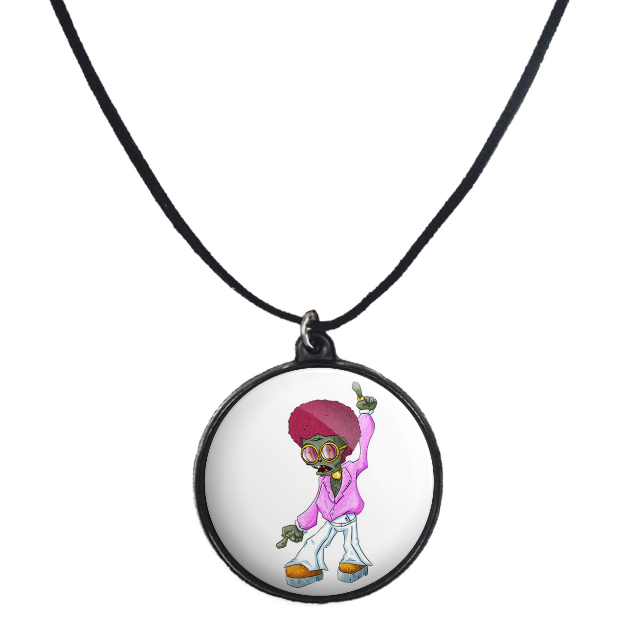گردنبند پرمانه طرح Plants vs Zombies کد pmb.27941مدل دو طرفه
