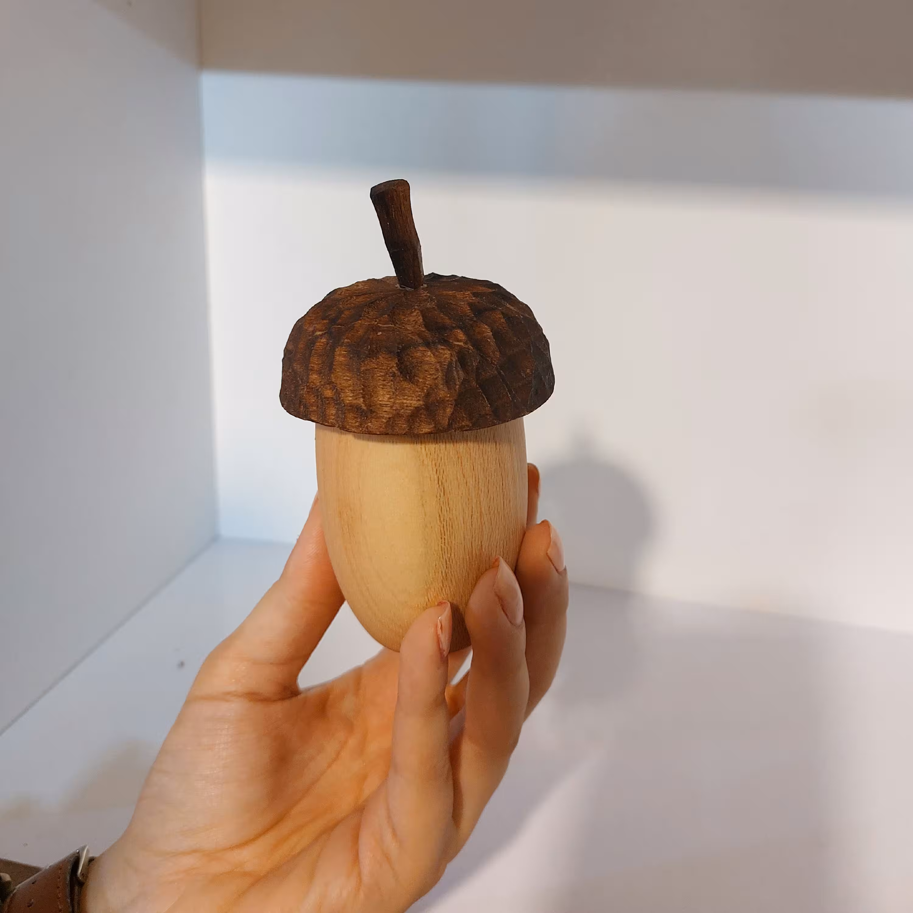 جا ادویه ای بلوط سایز کوچک  