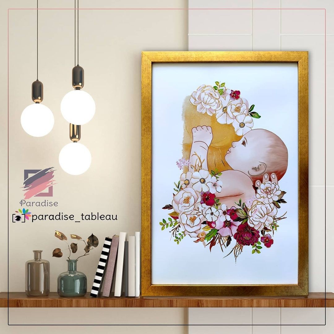 تابلو دکوراتیو طرح زنان و زایمان و مامایی 