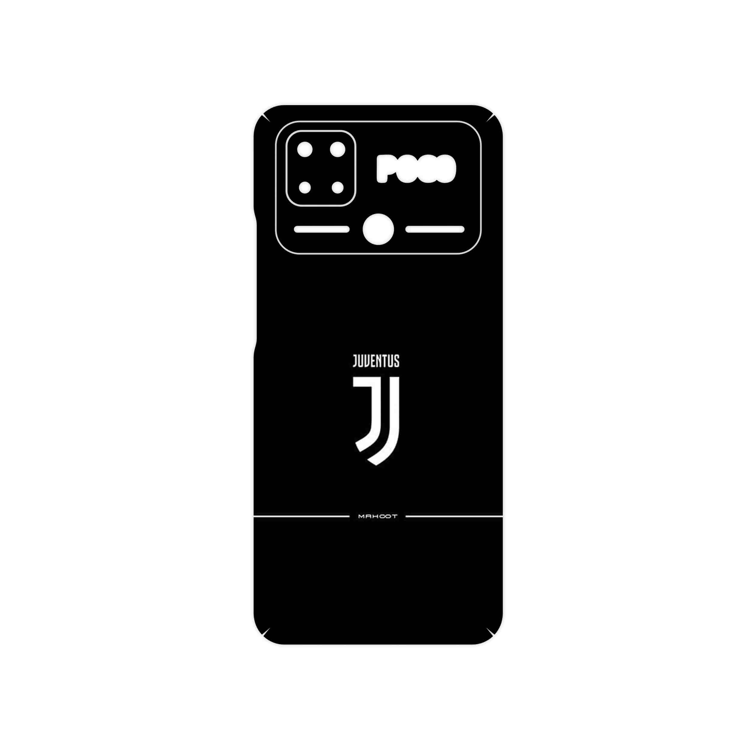برچسب پوششی ماهوت مدل Juventus مناسب برای گوشی موبایل شیائومی Poco C40