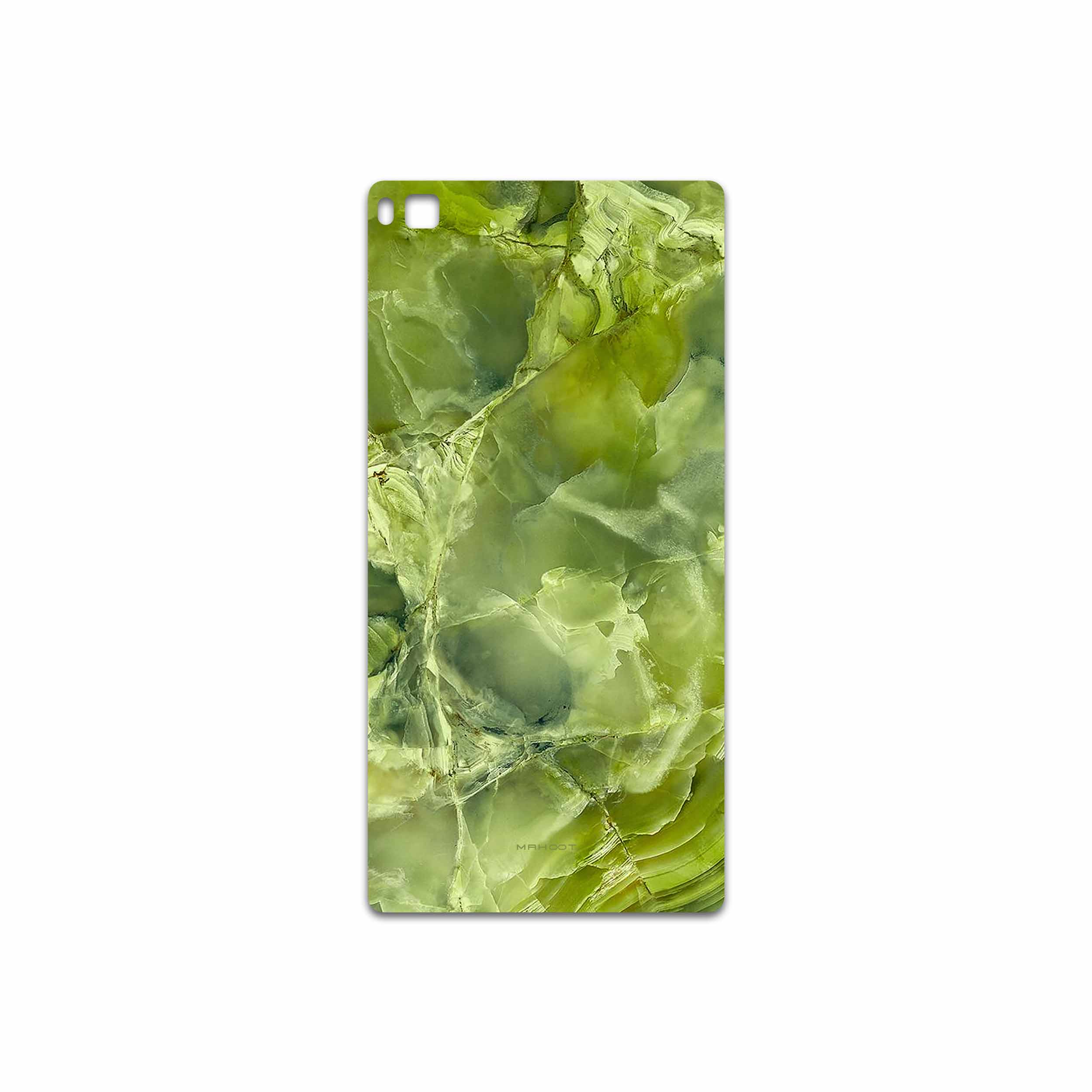 برچسب پوششی ماهوت مدل Green Crystal Marble مناسب برای گوشی موبایل هوآوی P8