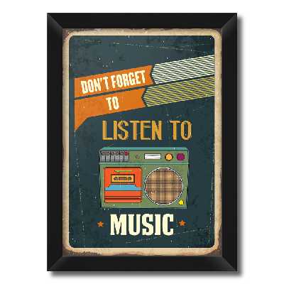 تابلو فنچ آرت طرح Don't Forget کد GPH282-G