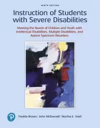 خرید و دانلود نسخه کامل کتاب Instruction of Students with Severe Disabilities (9th Edition) [2020] - PDF
