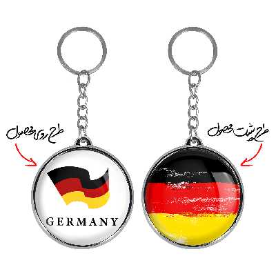 جاکلیدی خندالو طرح پرچم المان مدل دوطرفه کد 2065020645