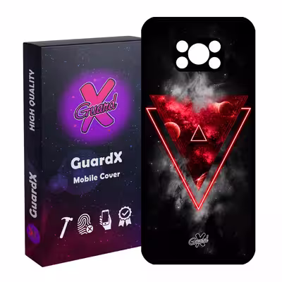 کاور گارد ایکس طرح Galaxy مدل Glass10163 مناسب برای گوشی موبایل شیائومی Poco X3 Pro