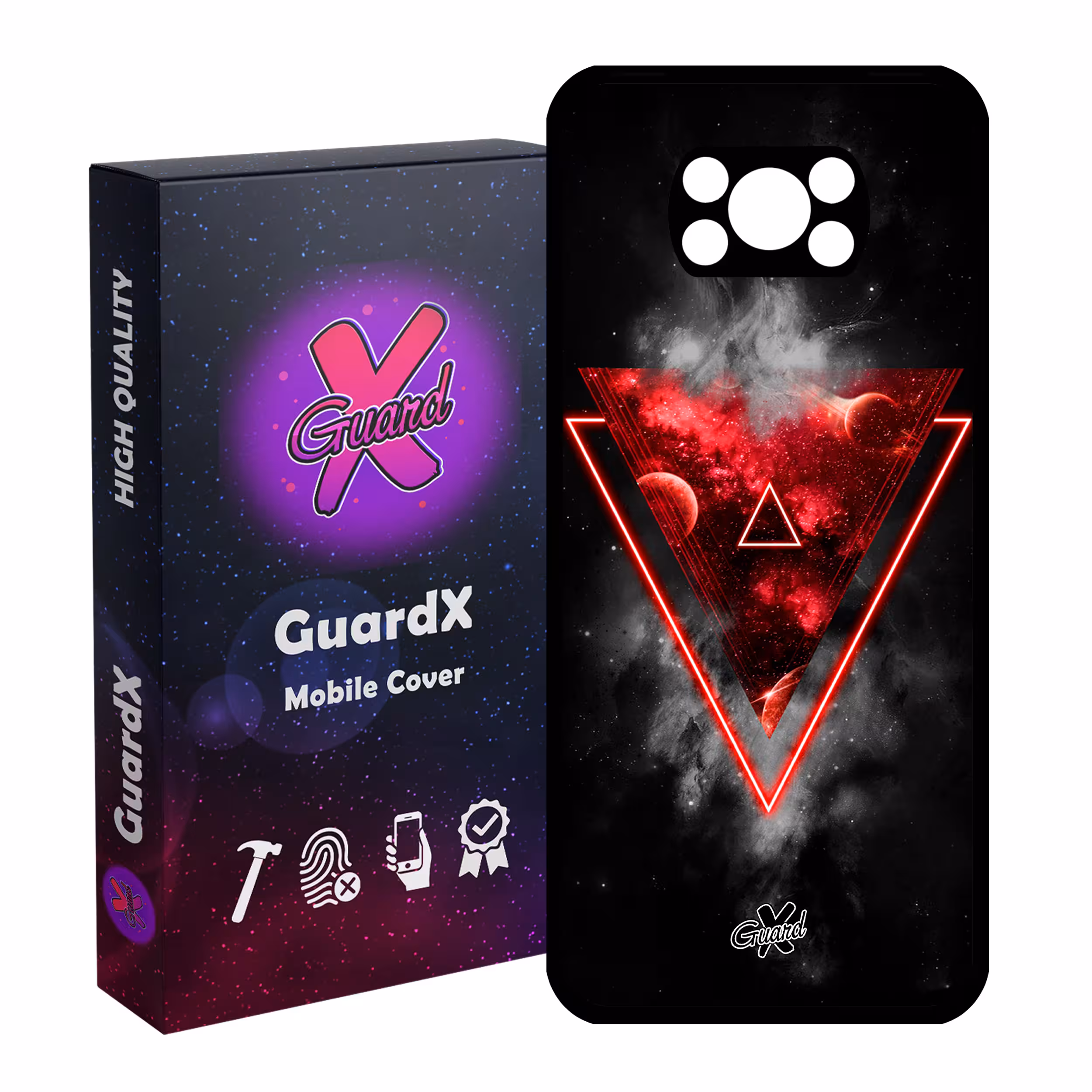 کاور گارد ایکس طرح Galaxy مدل Glass10163 مناسب برای گوشی موبایل شیائومی Poco X3 Pro