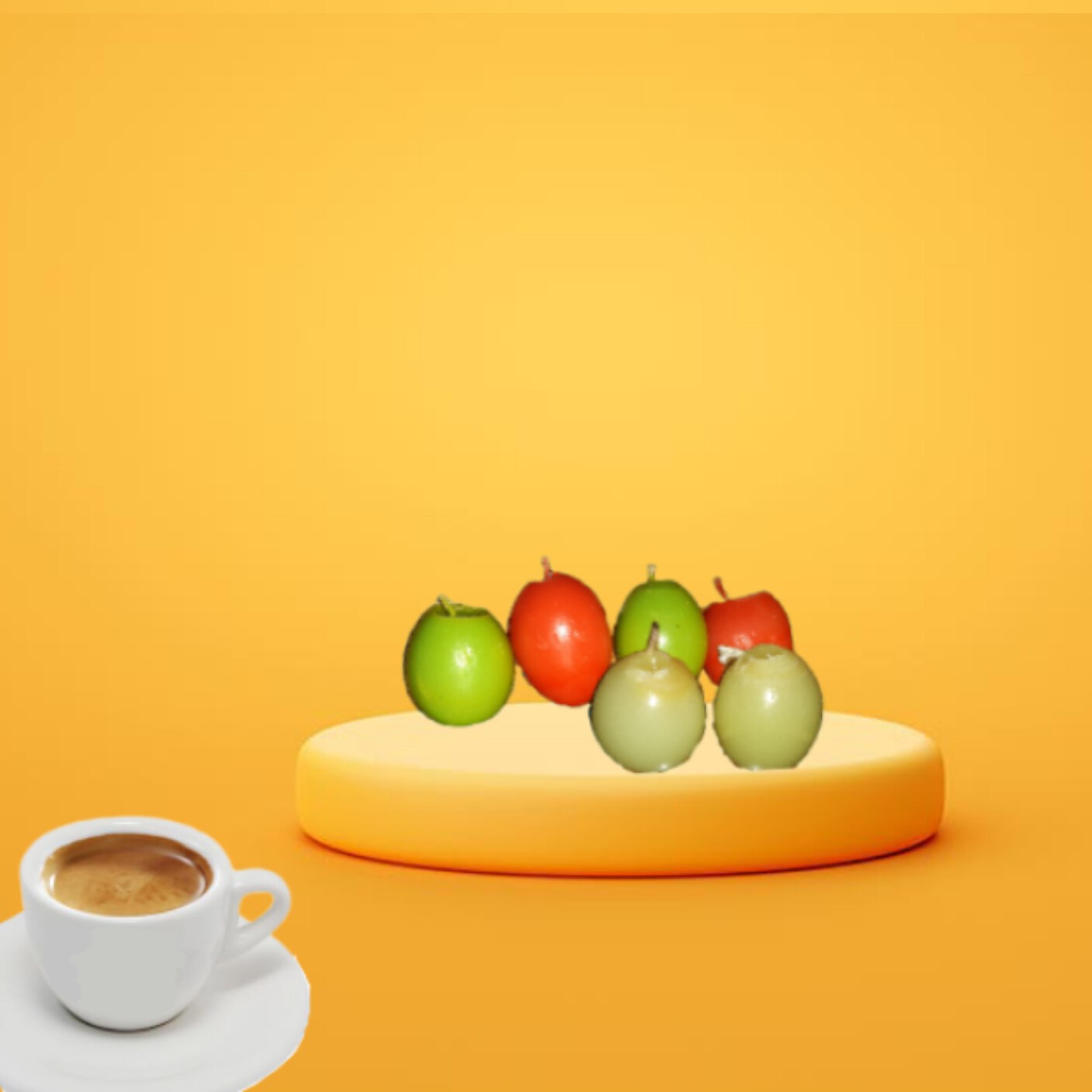 شمع دست ساز طرح تخم مرغ 