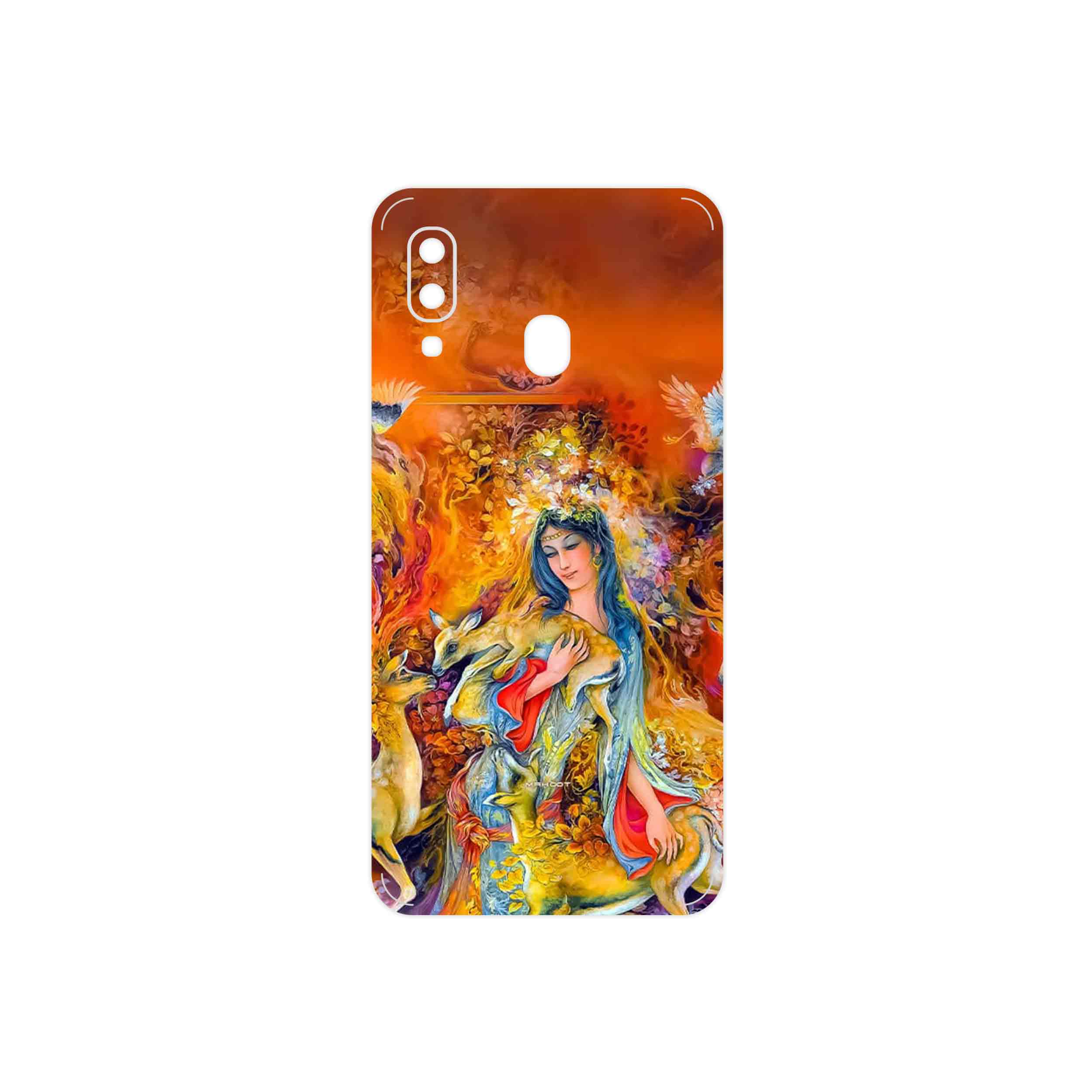 برچسب پوششی ماهوت مدل Persian miniature 2 مناسب برای گوشی موبایل سامسونگ Galaxy A40
