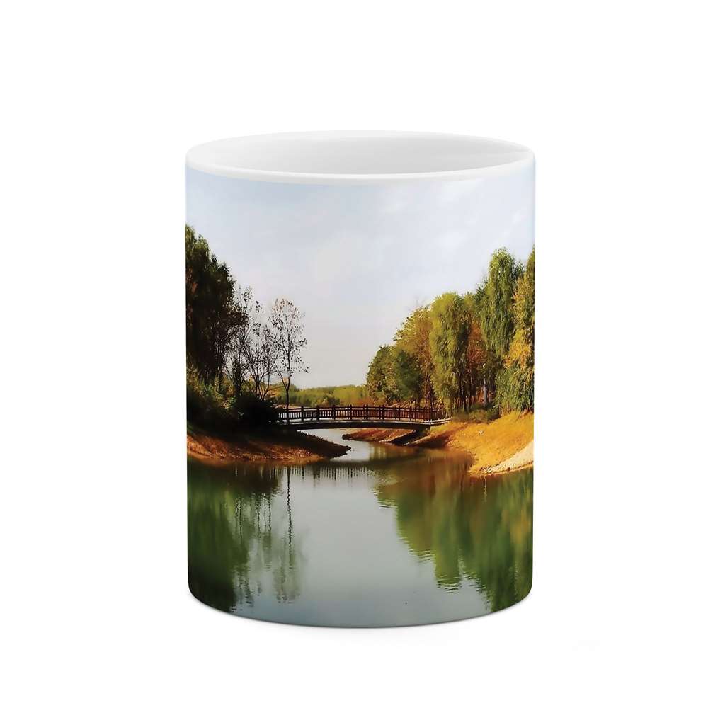 ماگ طرح رودخانه مدل mug03848