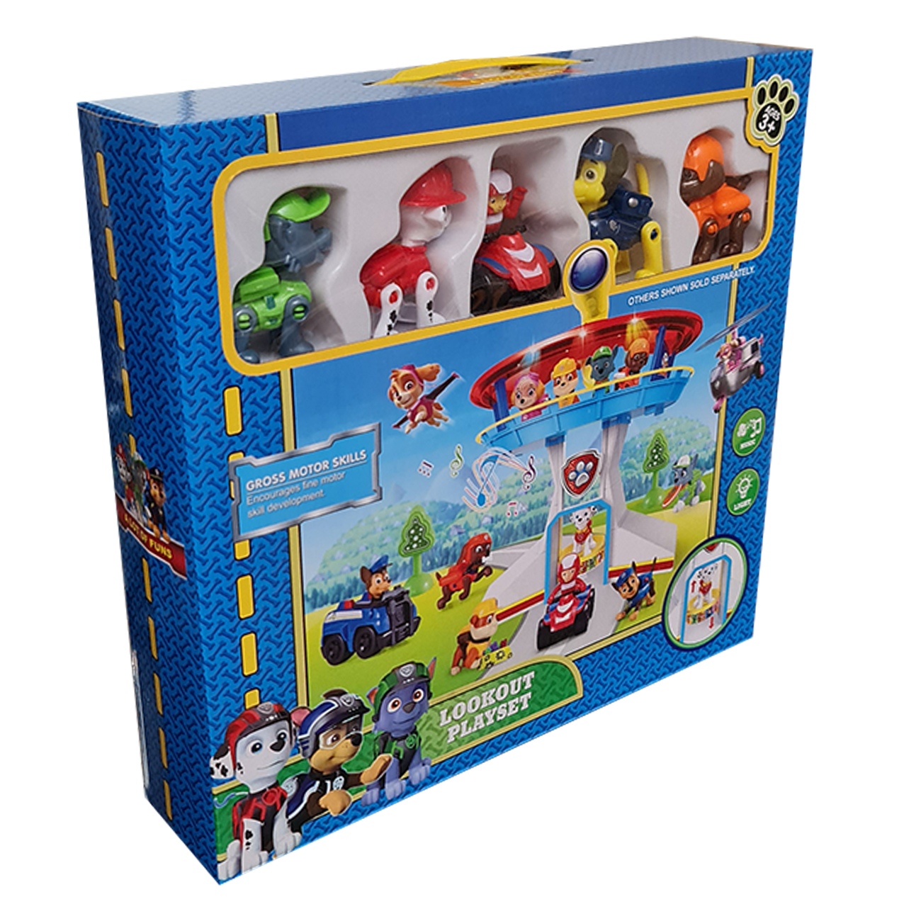 کیت ماشین بازی مدل برج مراقبت سگ های نگهبان طرح Paw Patrol 