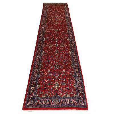 فرش دستباف کناره طول سه و نیم متر سی پرشیا کد 183089