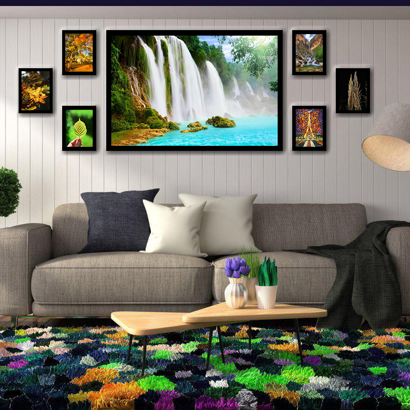 تابلو گروه تولیدی بکلیت مدل T129 طرح آبشار مجموعه 7 عددی