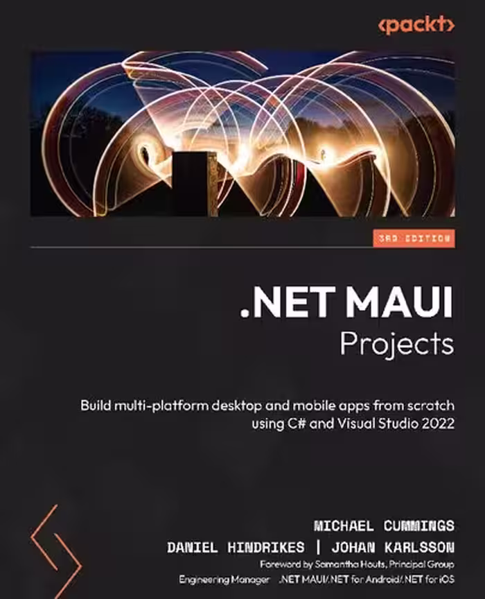 خرید و دانلود نسخه کامل کتاب .NET MAUI Projects : Build multi-platform desktop and mobile apps from scratch using C# and Visual Studio 2022