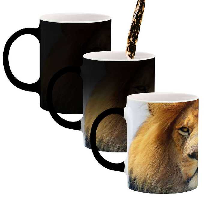 ماگ حرارتی طرح شیر مدل mgh01241