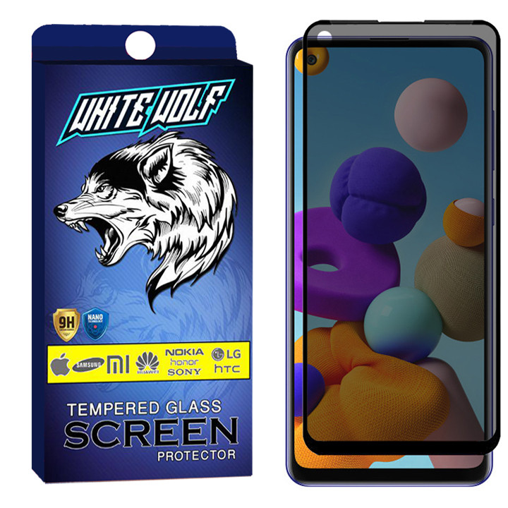 محافظ صفحه نمایش حریم شخصی وایت ولف مدل WGP2 مناسب برای گوشی موبایل سامسونگ Galaxy A21 | کالا برتری