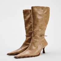بوت پاشنه بلند زنانه زارا STILETTO HEEL BOOTS | تهران زارا TehranZara