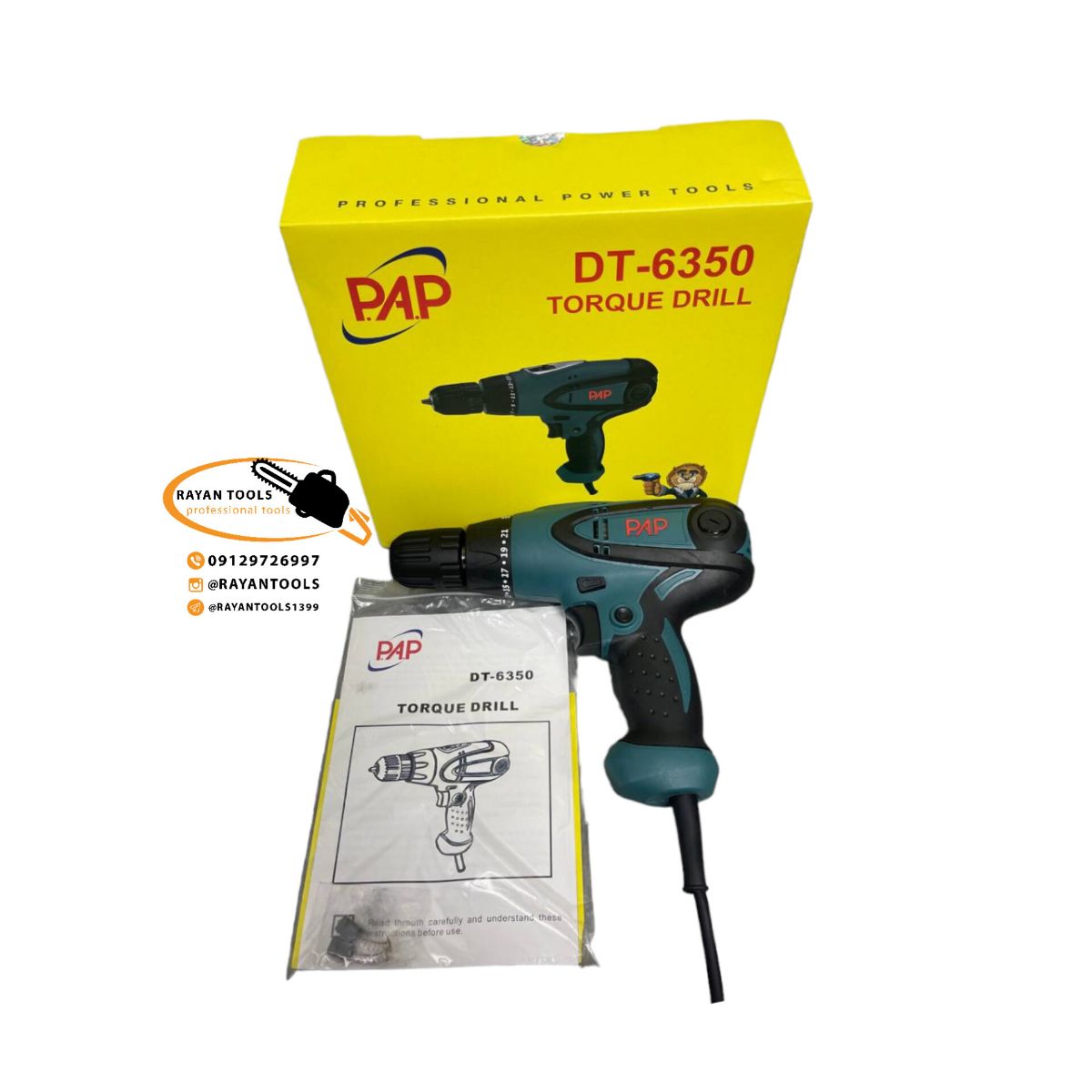 پیچگوشتی برقی برند PAP مدل Dt-6350