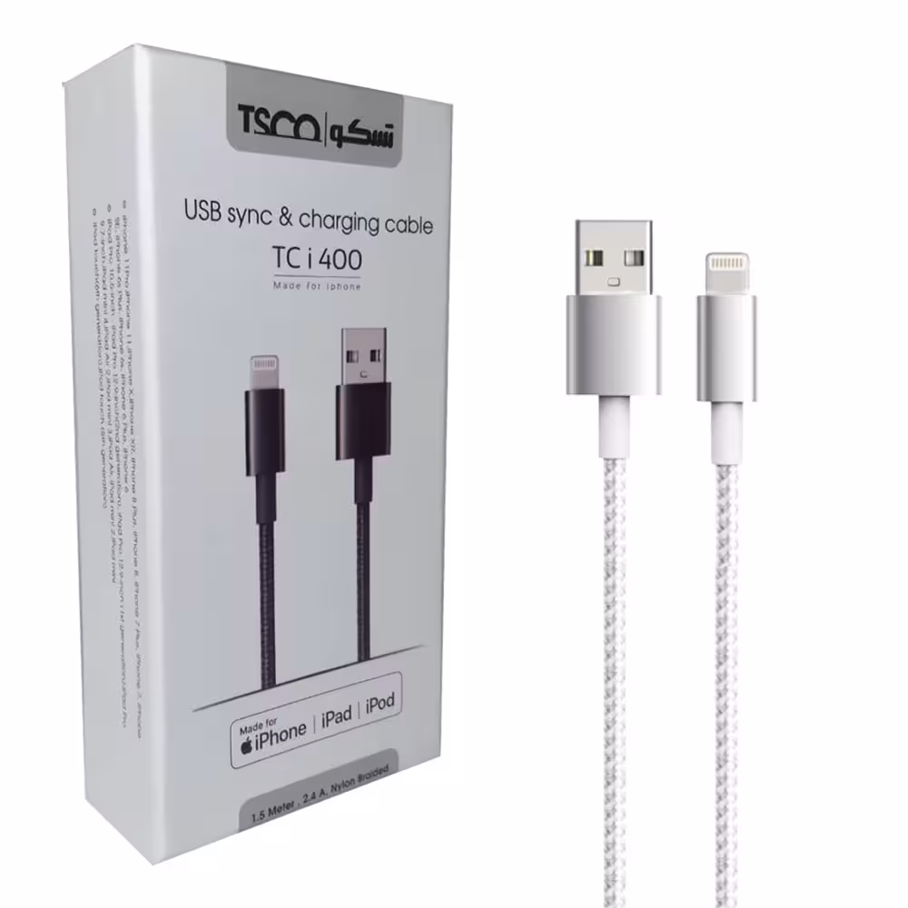 کابل آیفون تسکو TCI400 طول 1 متر
