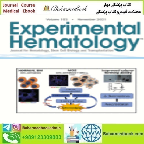 Experimental Hematology Volume 103 2021 TRUE PDF price 4€ - کتاب پزشکی بهار