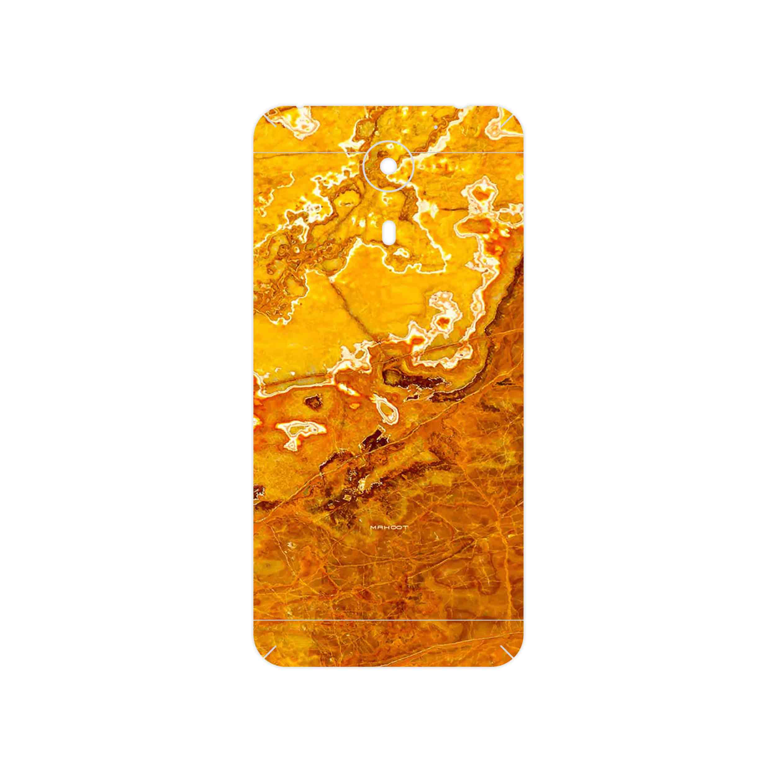 برچسب پوششی ماهوت مدل Gold Marble مناسب برای گوشی موبایل یومی Plus