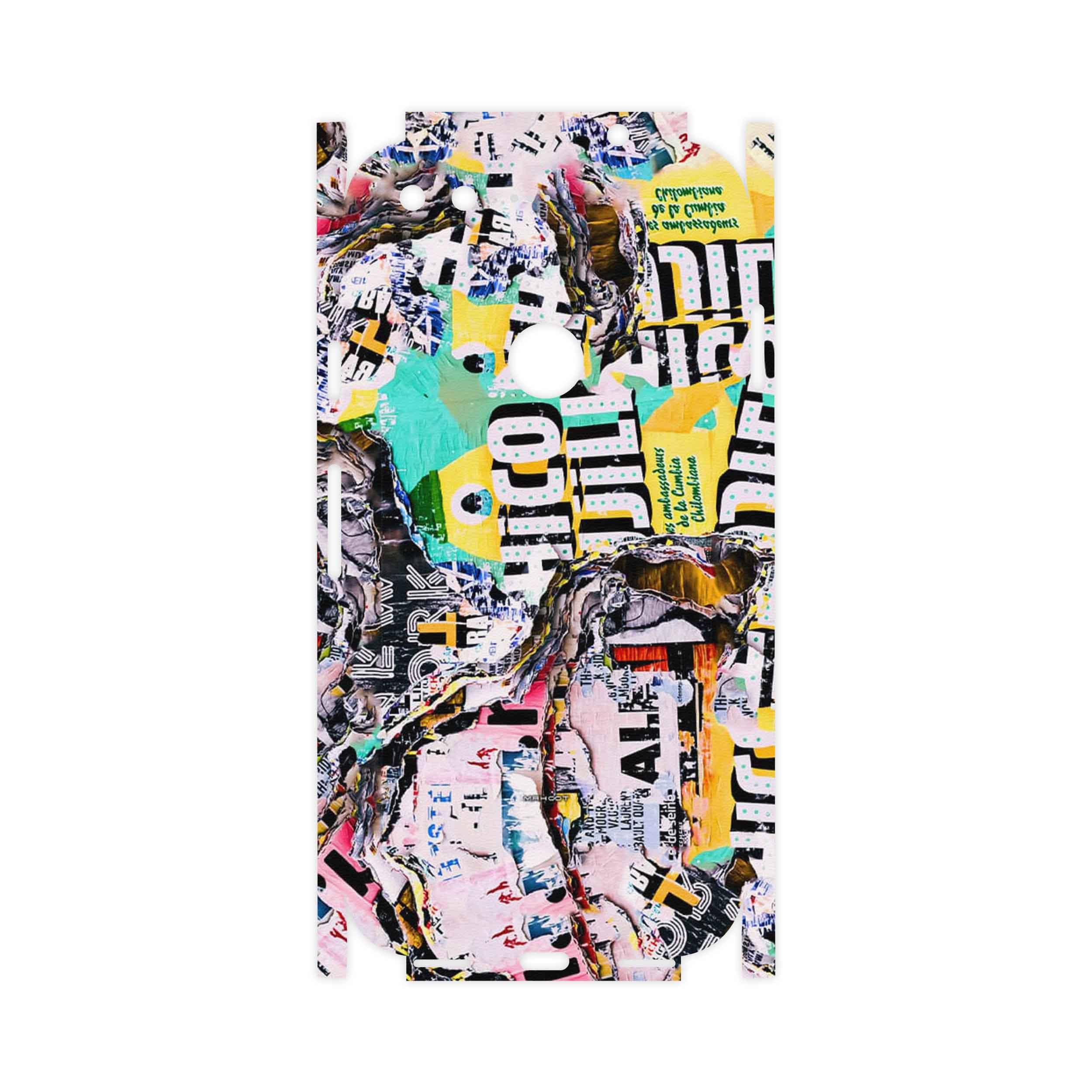 برچسب پوششی ماهوت مدل Collage of Teared Paper-FullSkin مناسب برای گوشی موبایل گوگل Pixel