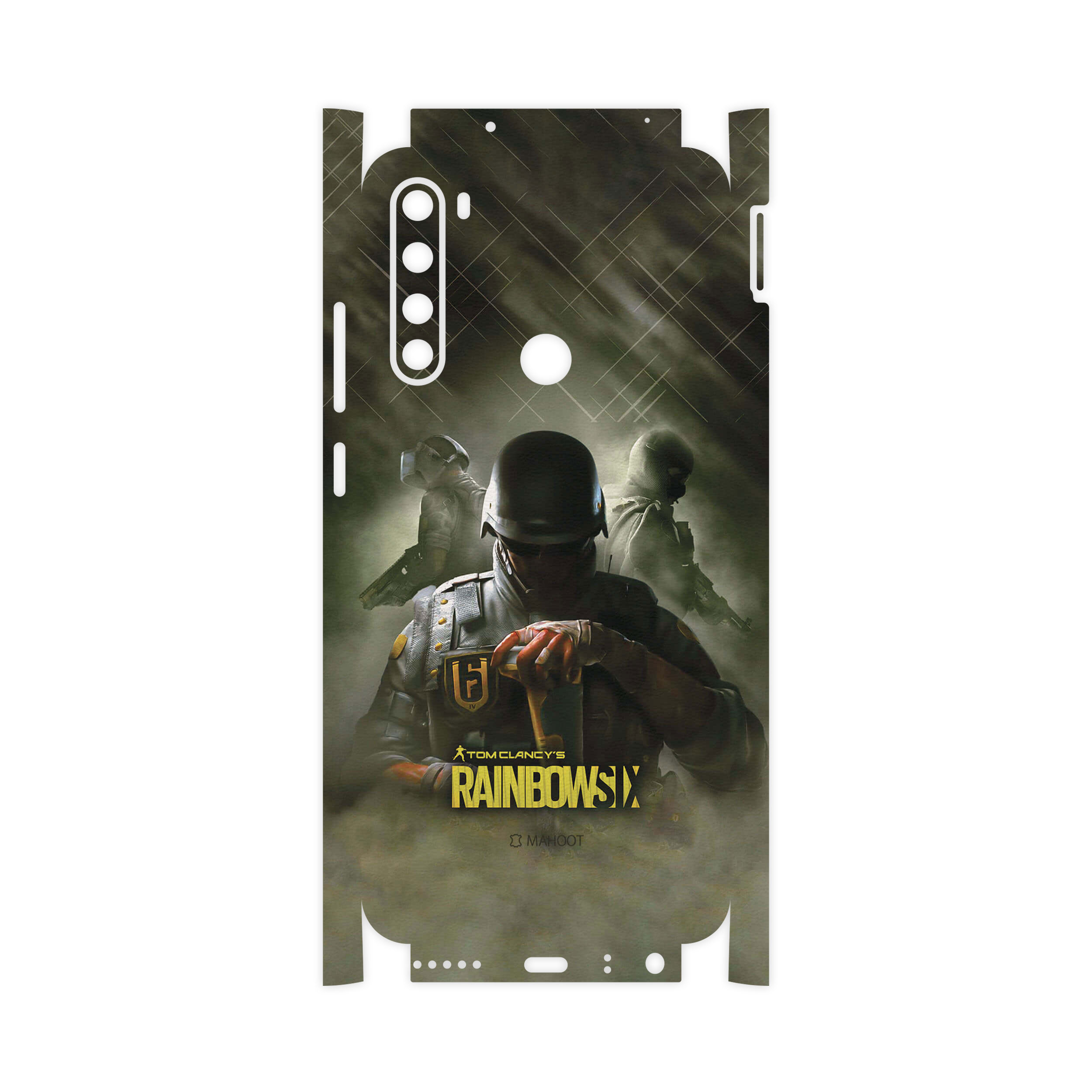 برچسب پوششی ماهوت مدل Rainbow-Six-Game-FullSkin مناسب برای گوشی موبایل شیائومی Redmi Note 8