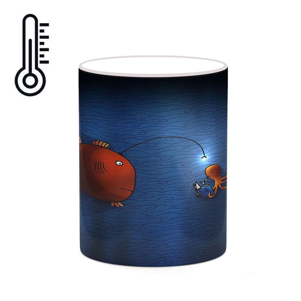 ماگ حرارتی کاکتی طرح فانتزی مدل mgh19019