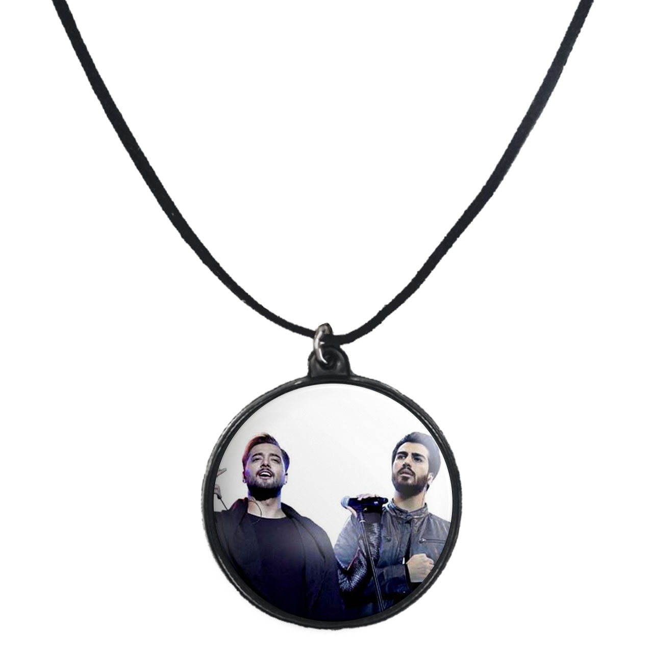 گردنبند پرمانه طرح ماکان بند کد pmb.8561 مدل دو طرفه