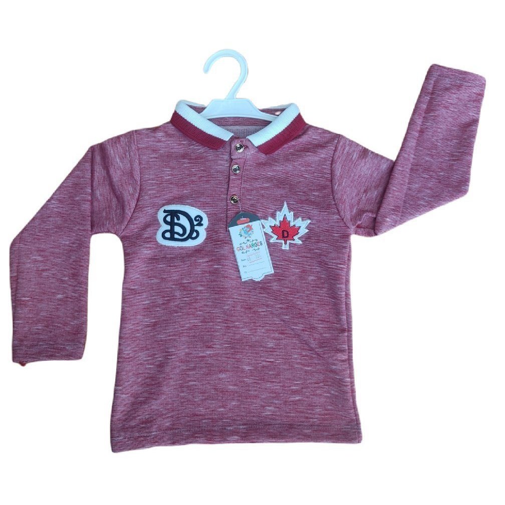 بلوز پسرانه یقه دار کبریتی خارجی