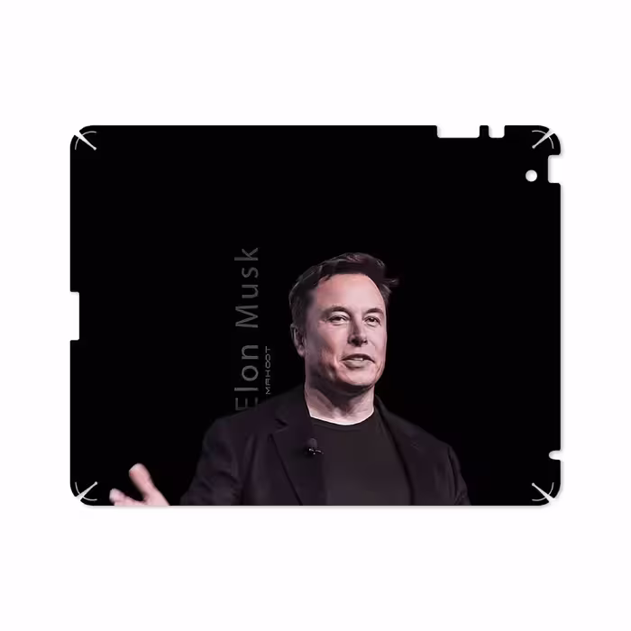 برچسب پوششی ماهوت مدل Elon Musk مناسب برای تبلت اپل iPad 2 2011 A1397