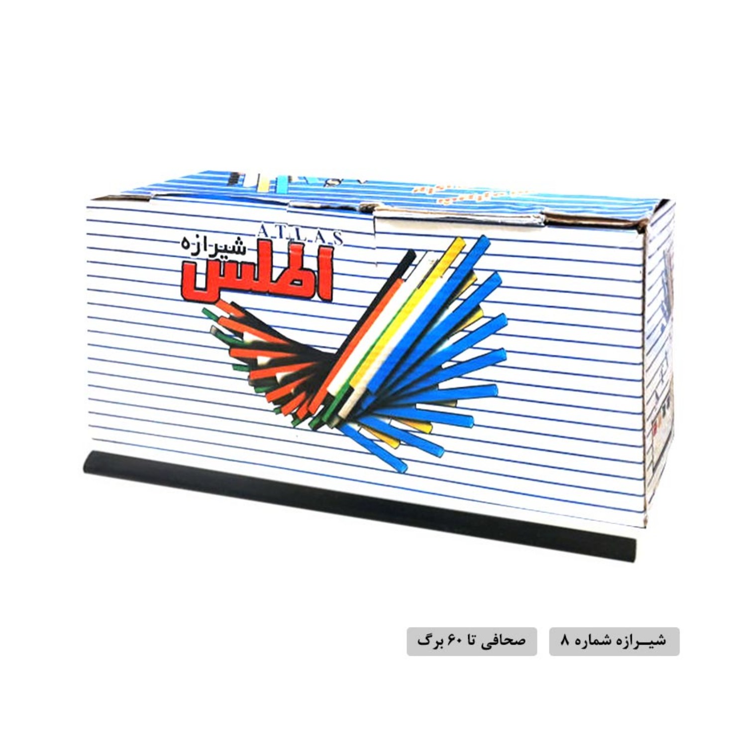 شیرازه نمره 8 اطلس بسته 100 عددی